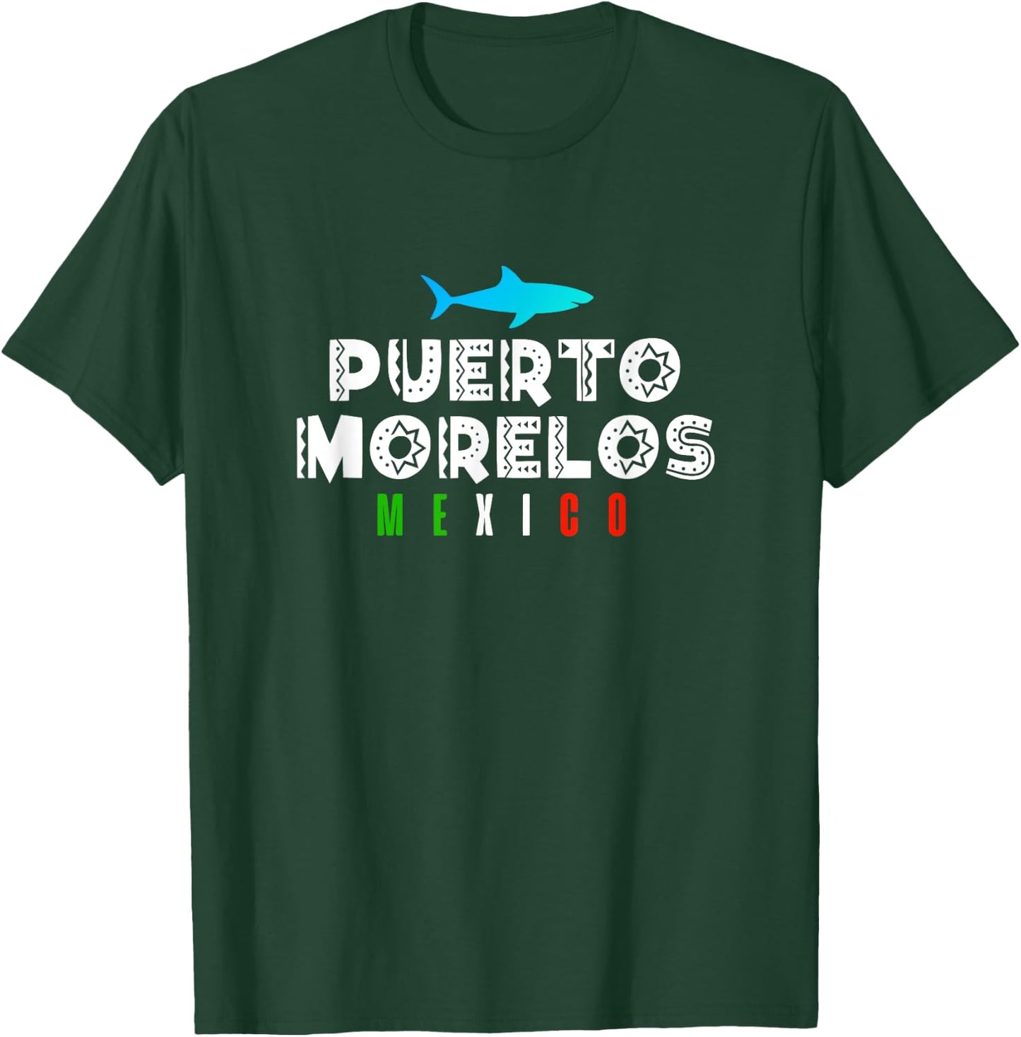 Puerto Morelos Mexico Vacation Souvenir Gift T-Shirt - T-Shirt | Forest