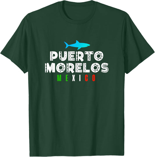 Puerto Morelos Mexico Vacation Souvenir Gift T-Shirt - T-Shirt | Forest