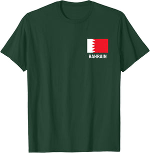 Bahrain Flag Shirt | Bahraini T-Shirt - T-Shirt | Forest