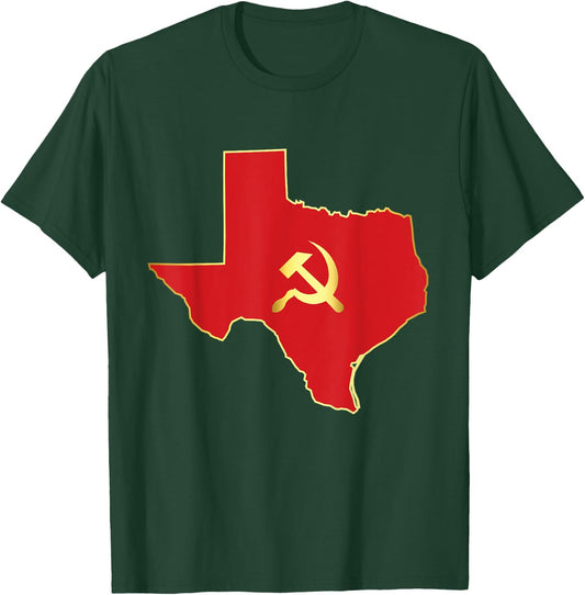 Texas Socialist And Communist T-Shirt - T-Shirt | Forest