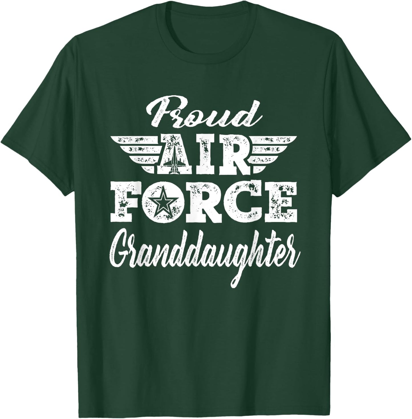 Proud Air Force Granddaughter - Pride Military Family Gifts T-Shirt - T-Shirt | Forest
