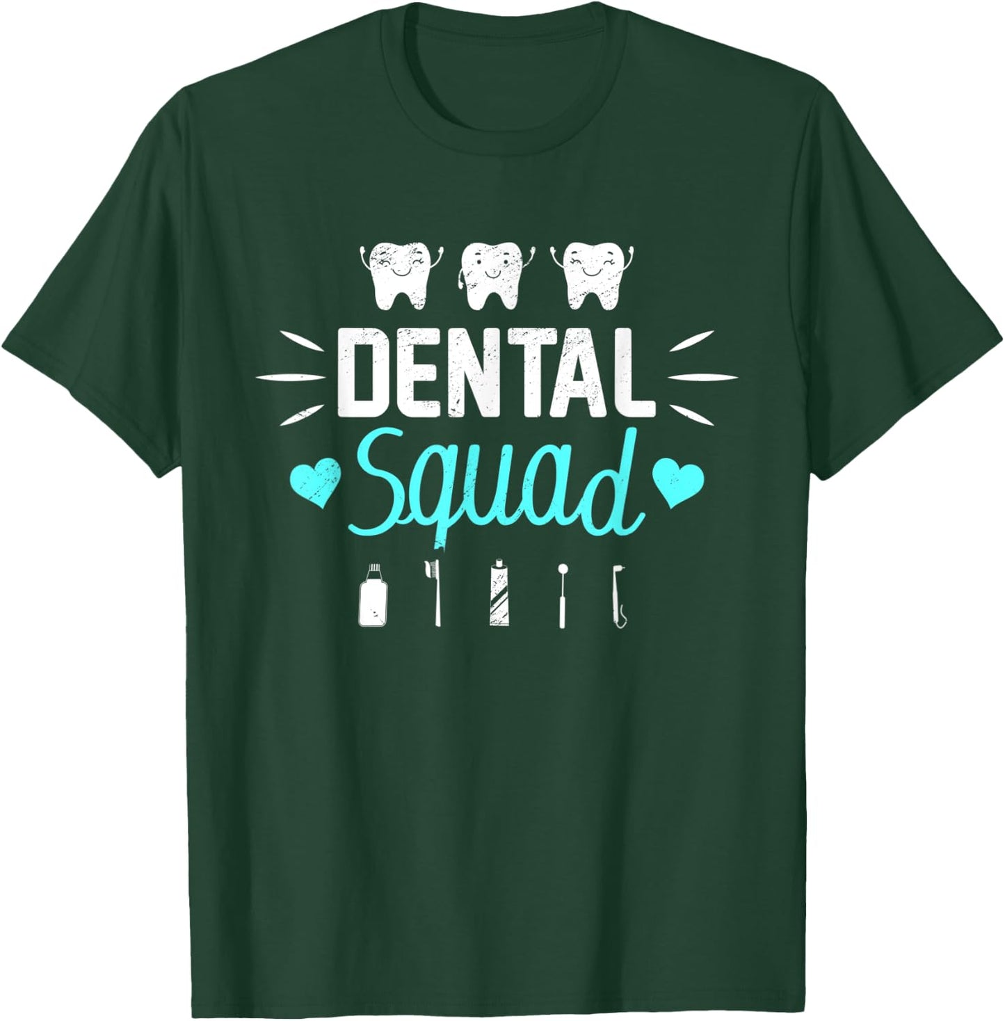 Dental Squad Costume Dental Assistant Women T-Shirt - T-Shirt | Forest