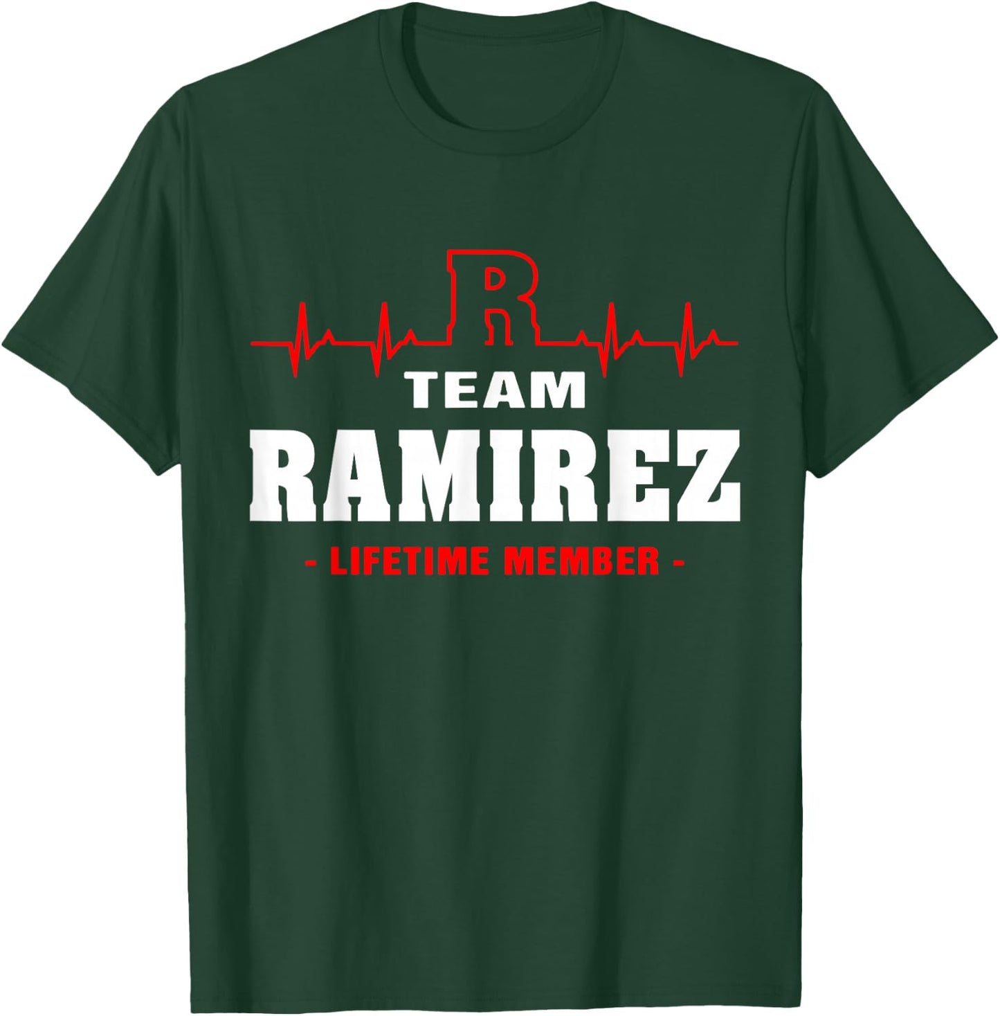 Ramirez Surname name Family team Ramirez lifetime member T-Shirt - T-Shirt | Forest