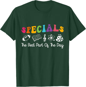 Teacher Specials The Best Part Of The Day - Specials Squad T-Shirt - T-Shirt | Forest