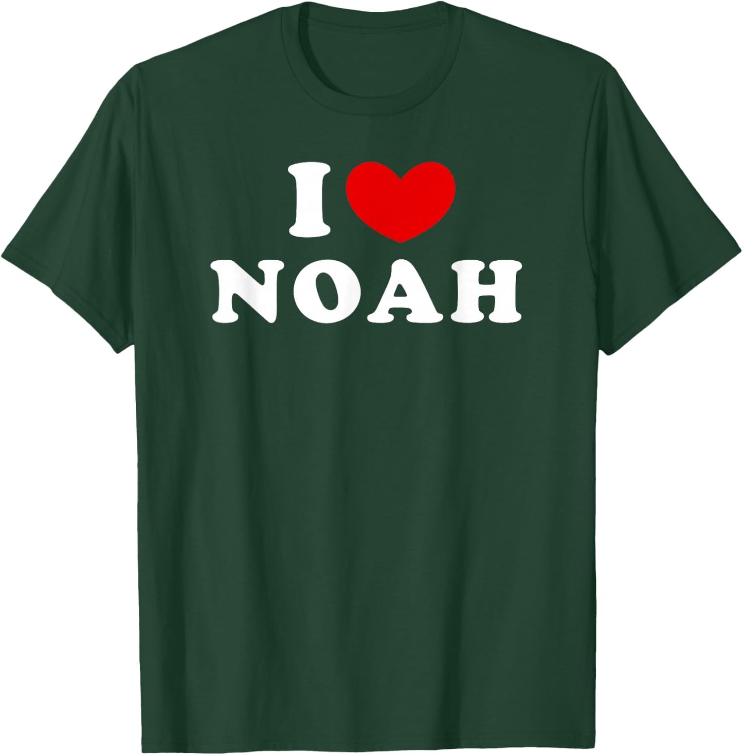 I Love Noah, I Love Noah T-Shirt - T-Shirt | Forest