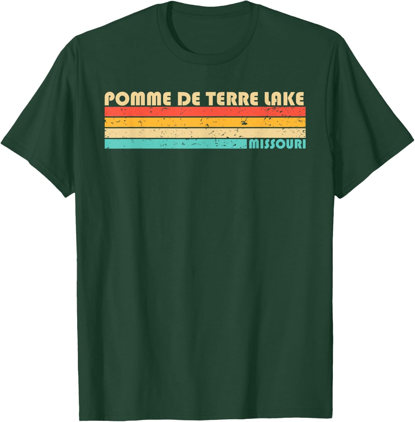 POMME DE TERRE LAKE MISSOURI Funny Fishing Camping Summer Men Women Kids T-Shirt - T-Shirt | Forest