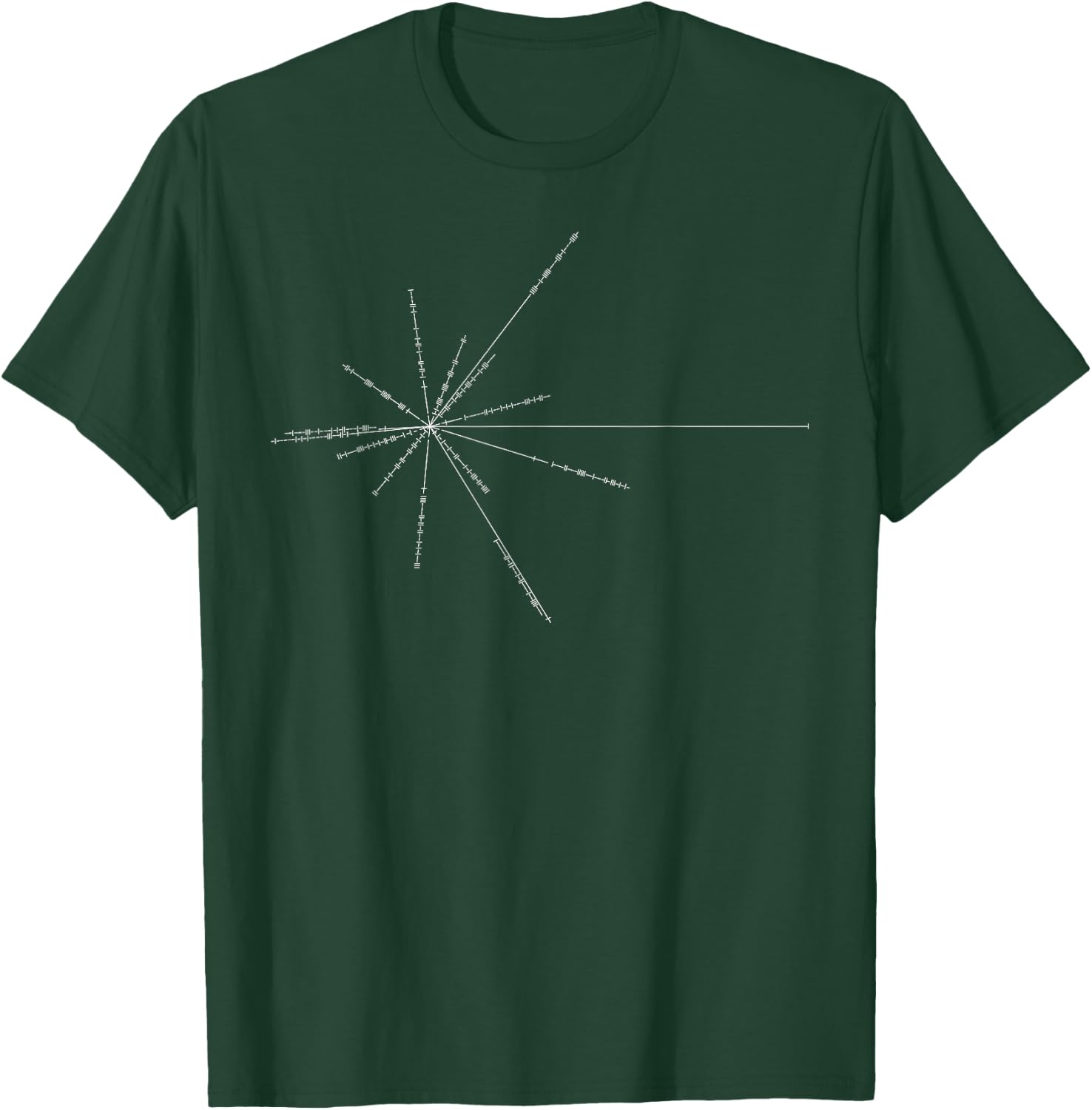 Vintage Space Travel Probe Pulsar Map Pioneer Voyager Earth T-Shirt - T-Shirt | Forest