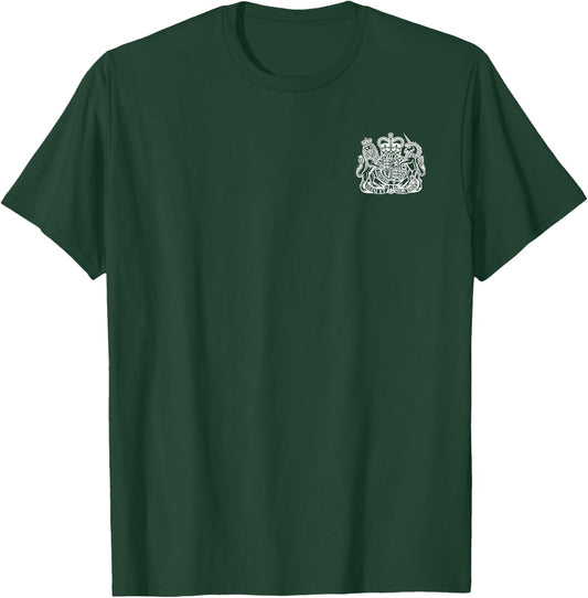 United Kingdom Uk Coat of Arms Lion and Unicorn Symbol T-Shirt - T-Shirt | Forest
