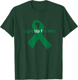 Mitochondrial Disease Awareness Theme Light Up for Mito T-Shirt - T-Shirt | Forest