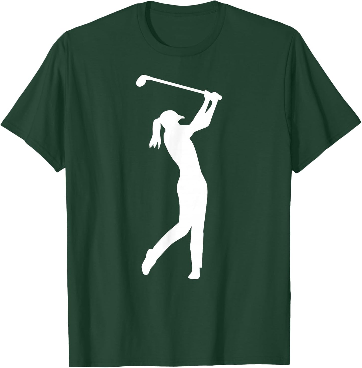 Golf woman girl T-Shirt - T-Shirt | Forest