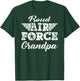 Proud US Air Force Grandpa - Military Family Grandfather T-Shirt - T-Shirt | Forest