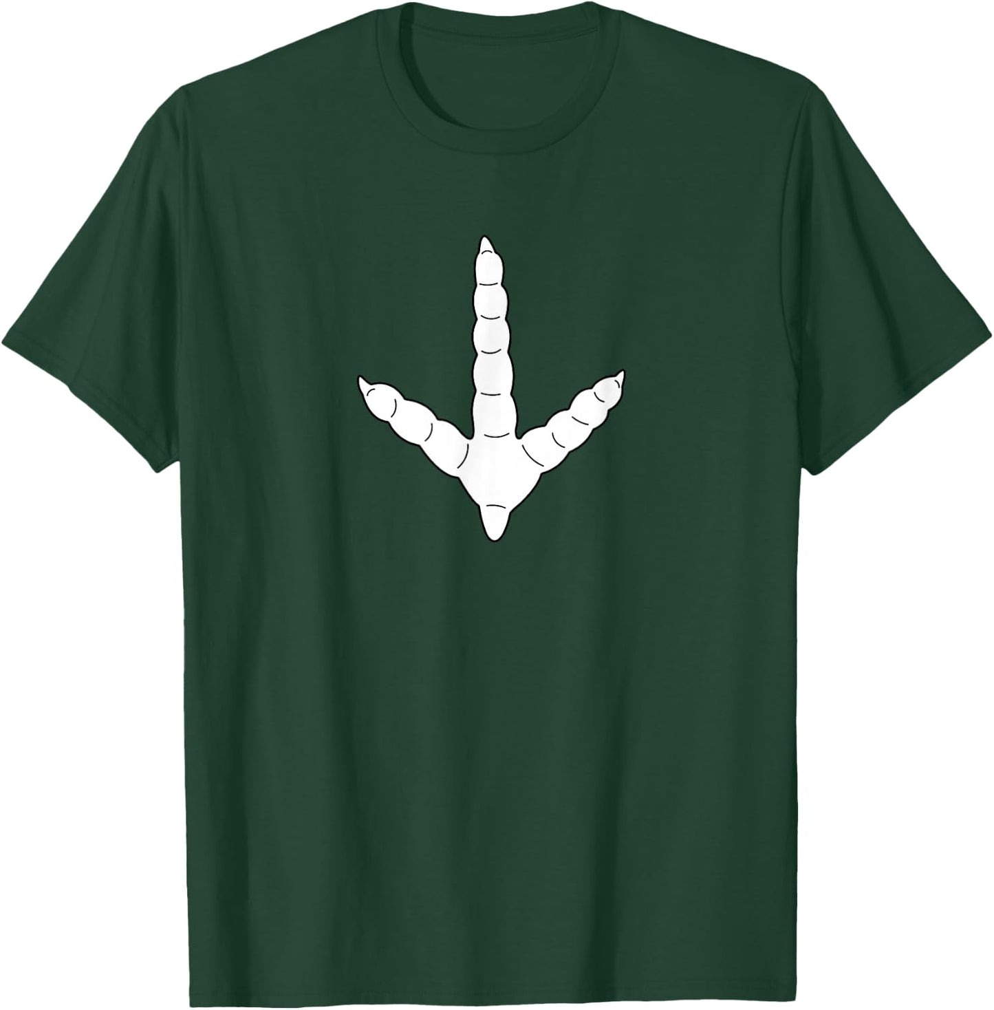 Wild Turkey Footprint Long Beard Tom Gobbler Track T-Shirt - T-Shirt | Forest