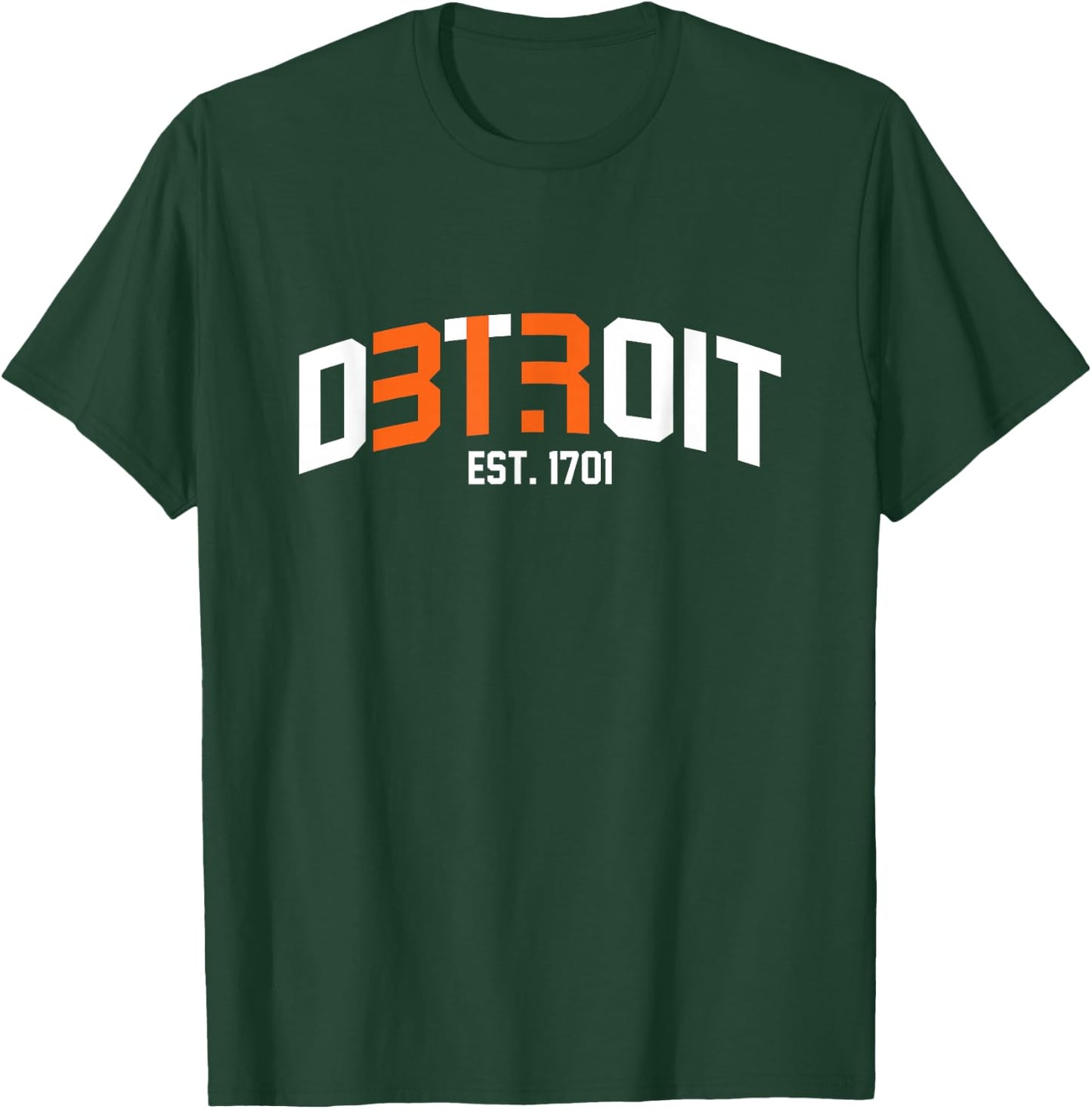 Detroit 313 Unique Design T-Shirt - T-Shirt | Forest