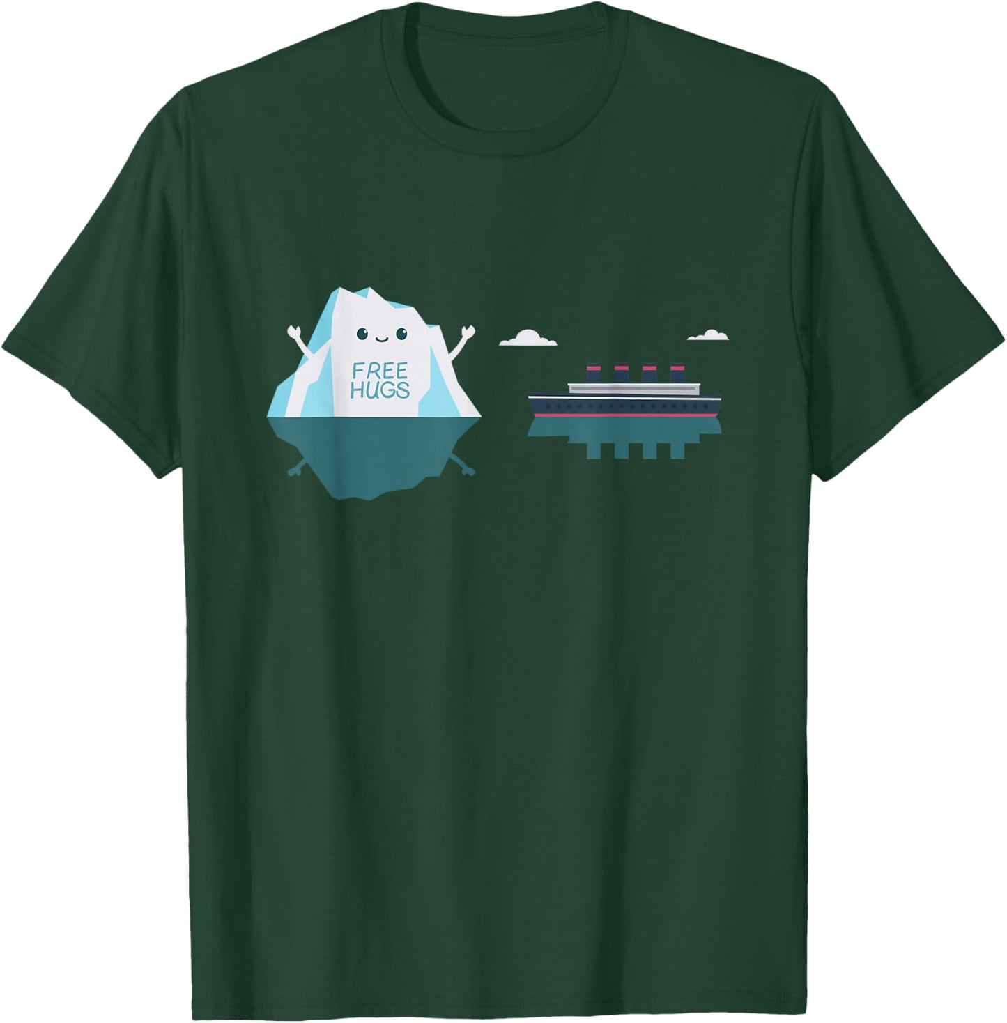 Retro Funny Titanic 1912 - Cruise Ship - Titanic T-Shirt - T-Shirt | Forest