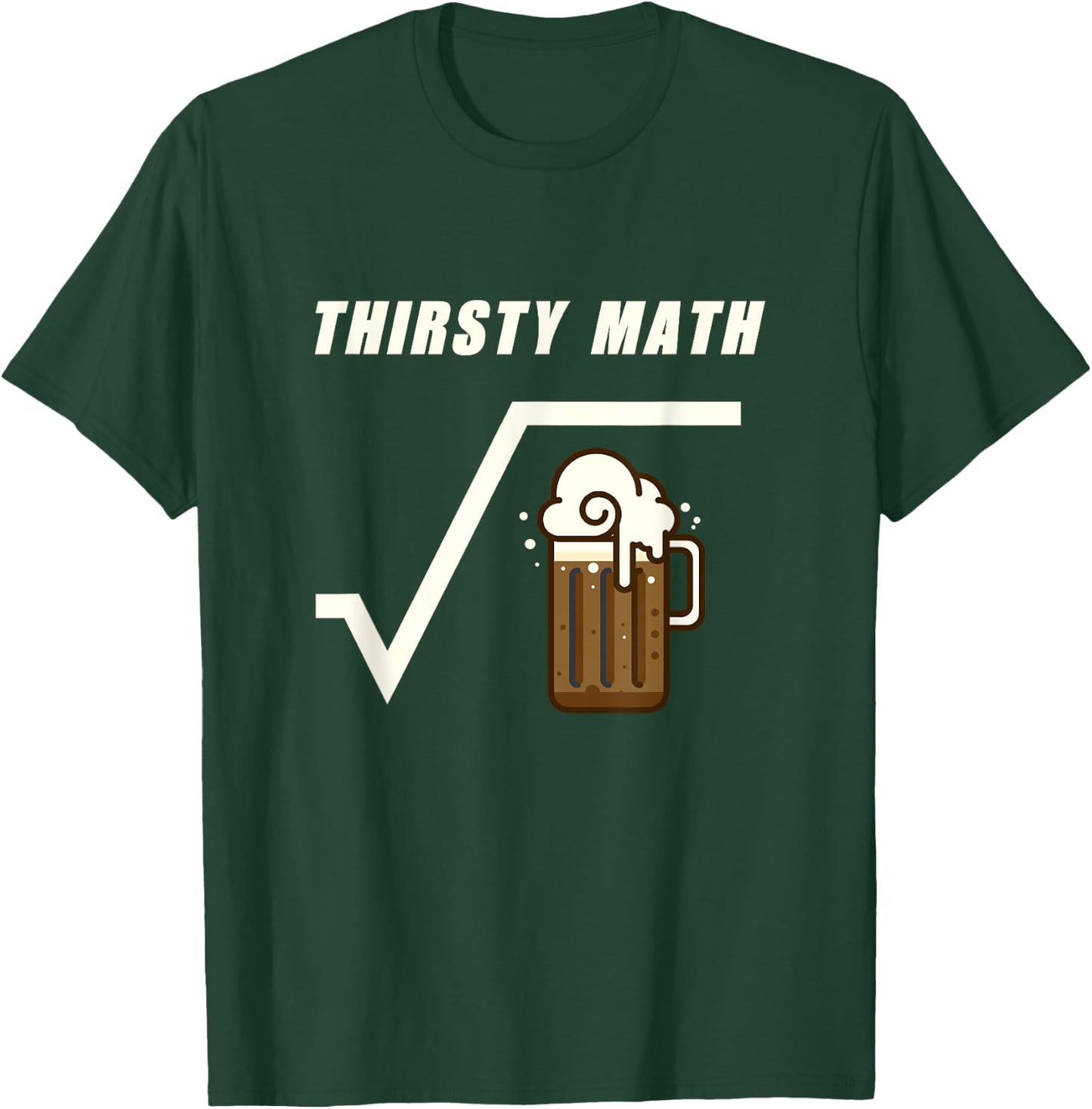 Root Beer Math Square Root of Beer T-Shirt - T-Shirt | Forest