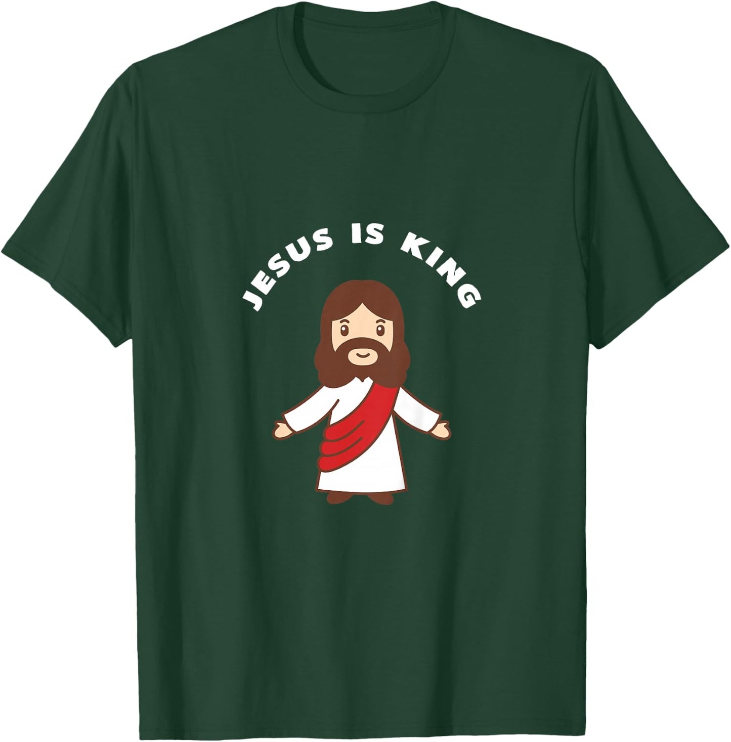 Kids Jesus Is King T-Shirt - T-Shirt | Forest
