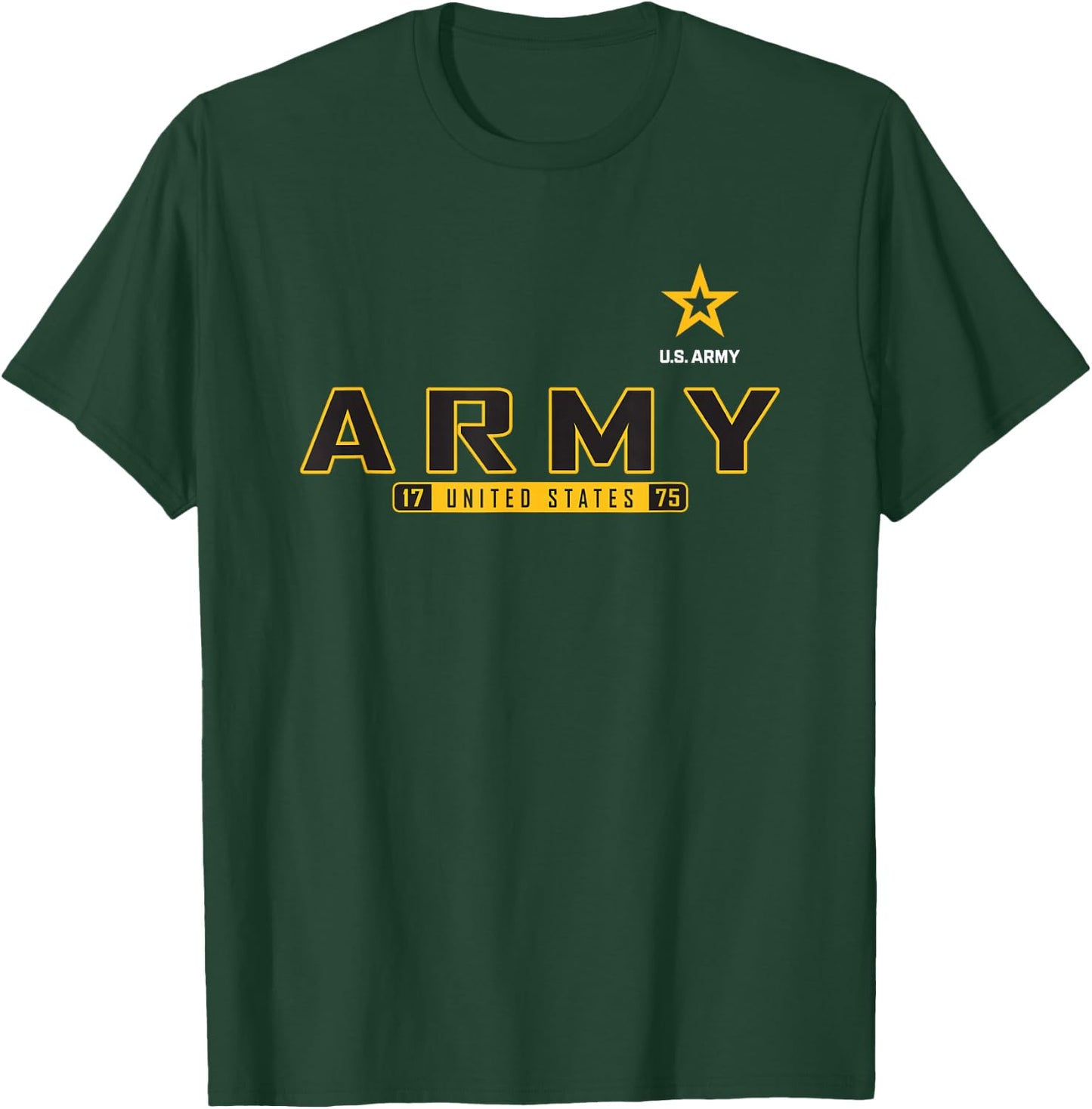 Military Army United States Oath Green Officially Licensed T-Shirt - T-Shirt | Forest