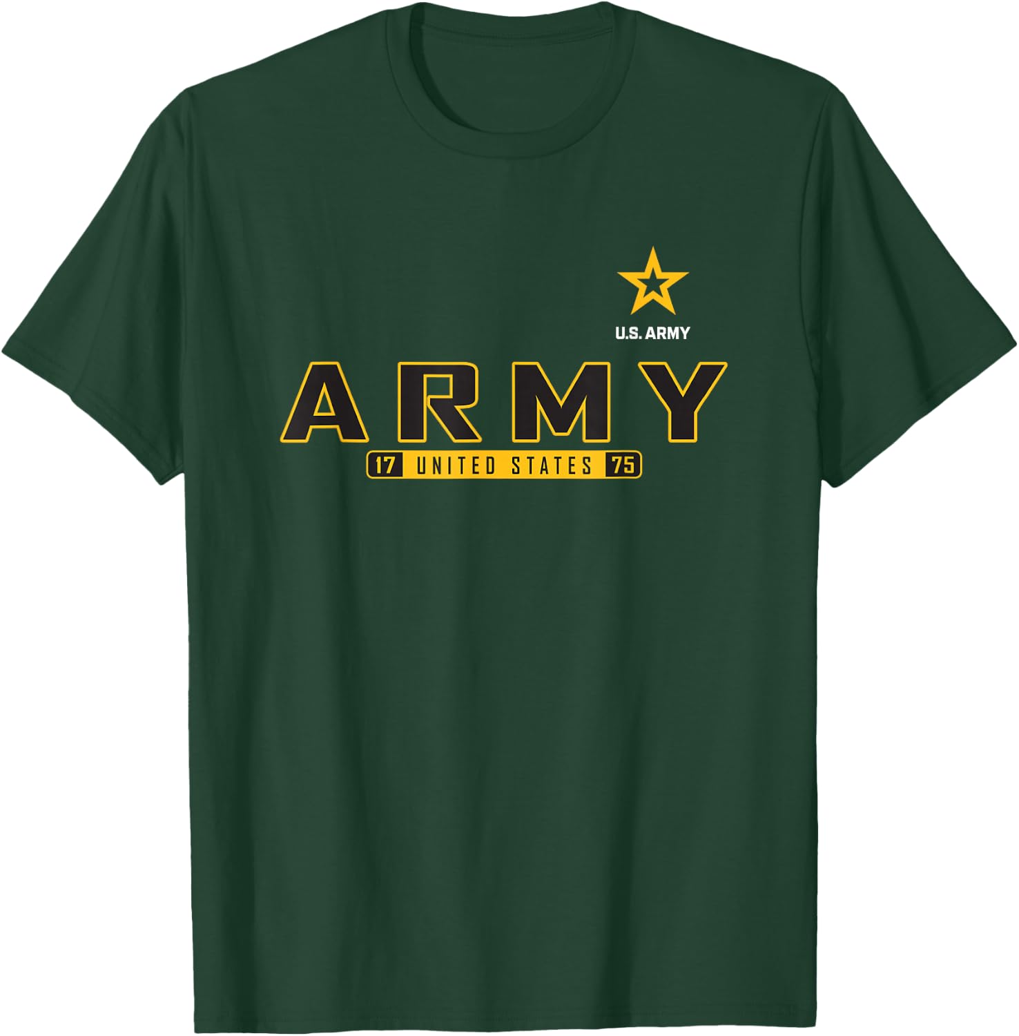 Military Army United States Oath Green Officially Licensed T-Shirt - T-Shirt | Forest
