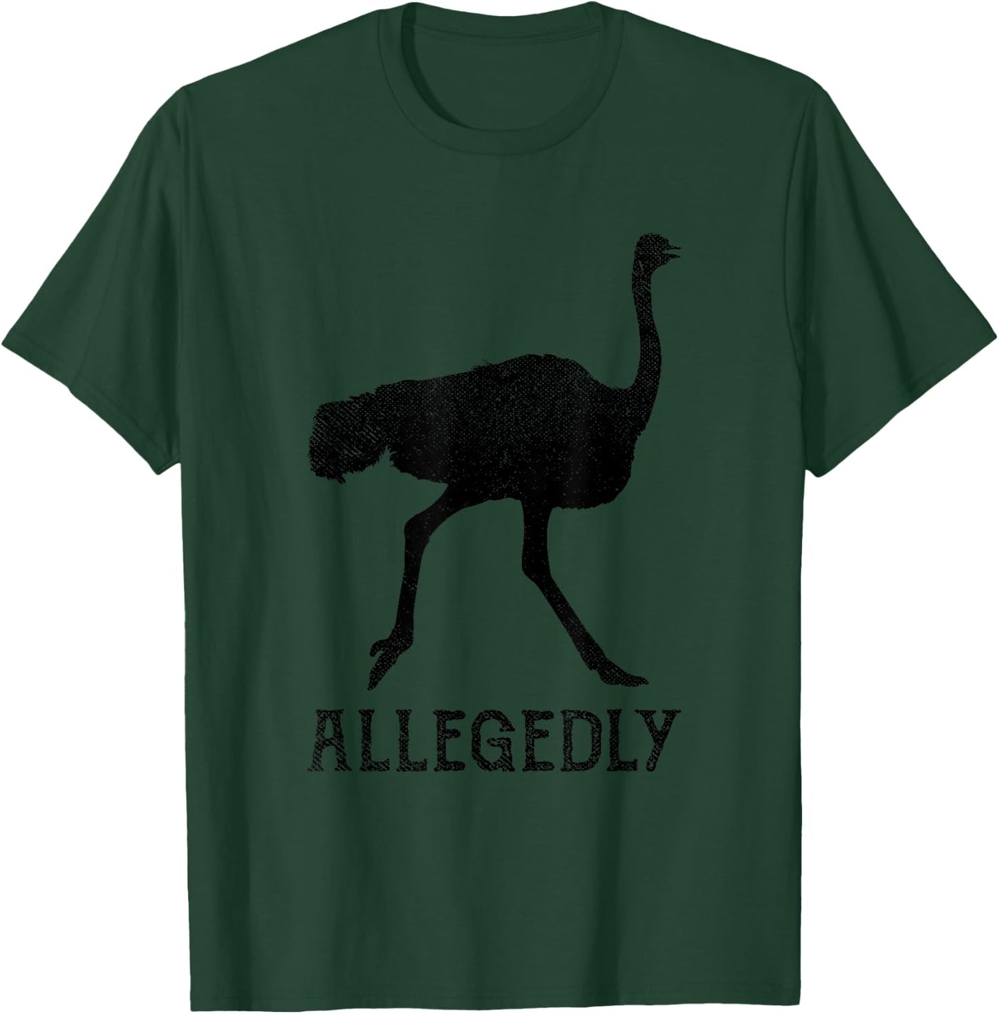 Vintage Allegedly Ostrich T-Shirt - T-Shirt | Forest
