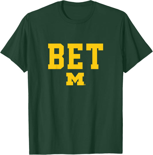 Kids University of Michigan Wolverines U of M BET T-Shirt - T-Shirt | Forest
