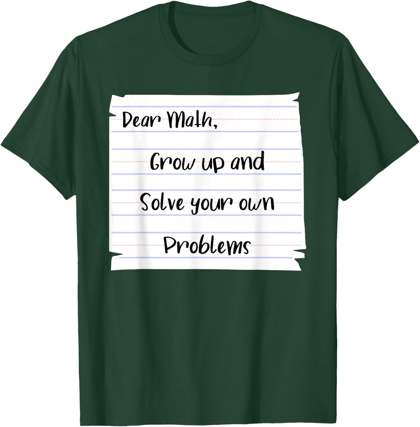 Mathematical Skill Problem Solving Math Learning Calculation T-Shirt - T-Shirt | Forest