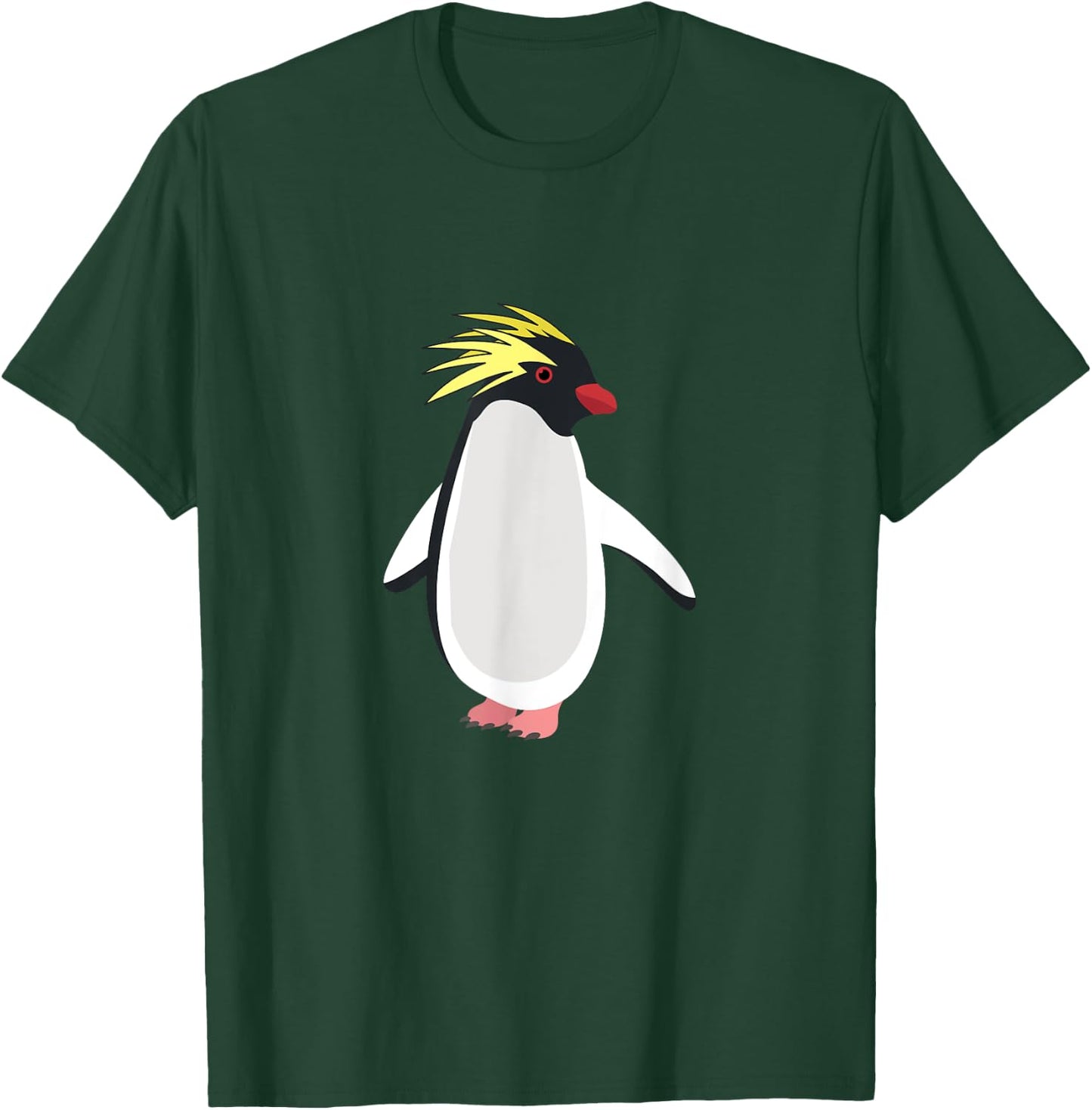 Cute Rockhopper Penguin for Funny Antarctic Animals Lover T-Shirt - T-Shirt | Forest