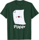 Funny Group Halloween Outfit - Rock Paper Scissors Costume T-Shirt - T-Shirt | Forest