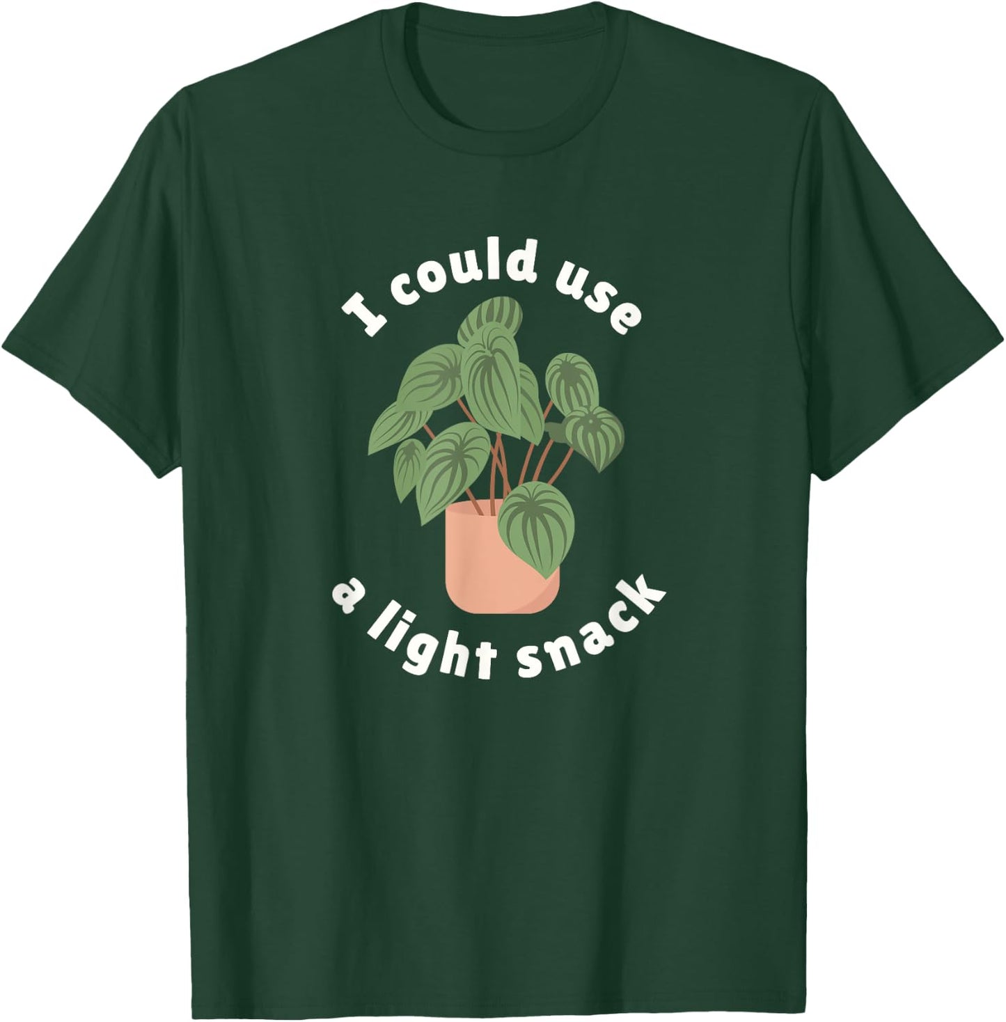 I Could Use A Light Snack Funny Photosynthesis Plant Lover T-Shirt - T-Shirt | Forest