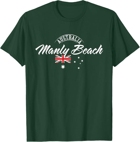 Manly Beach Australia T-Shirt - T-Shirt | Forest