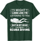 Scuba Diving Ocean Swimmer Lover Underwater Diver T-Shirt - T-Shirt | Forest