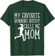 My favorite running buddy calls me Mom Runner Gift Mothers T-Shirt - T-Shirt | Forest