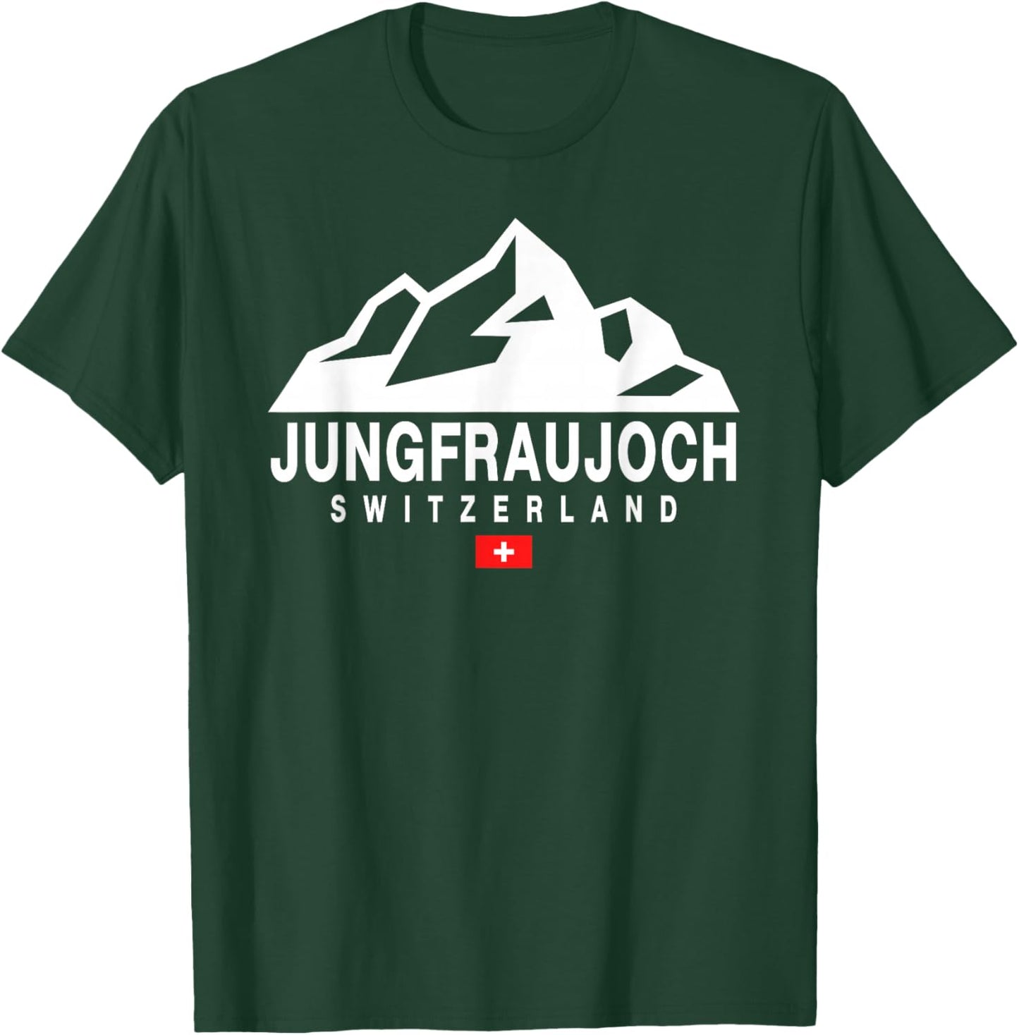 Jungfraujoch Switzerland Attractions Swiss Mountains T-Shirt - T-Shirt | Forest