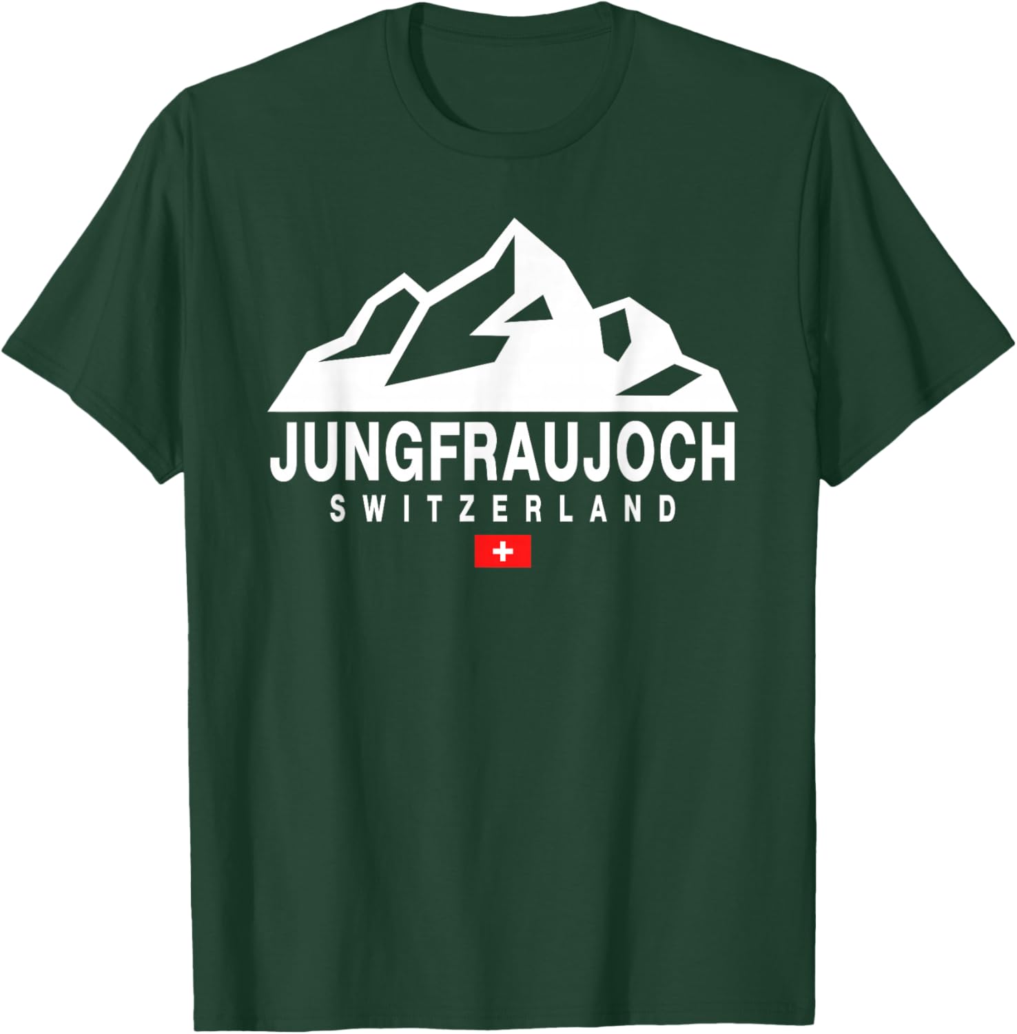 Jungfraujoch Switzerland Attractions Swiss Mountains T-Shirt - T-Shirt | Forest