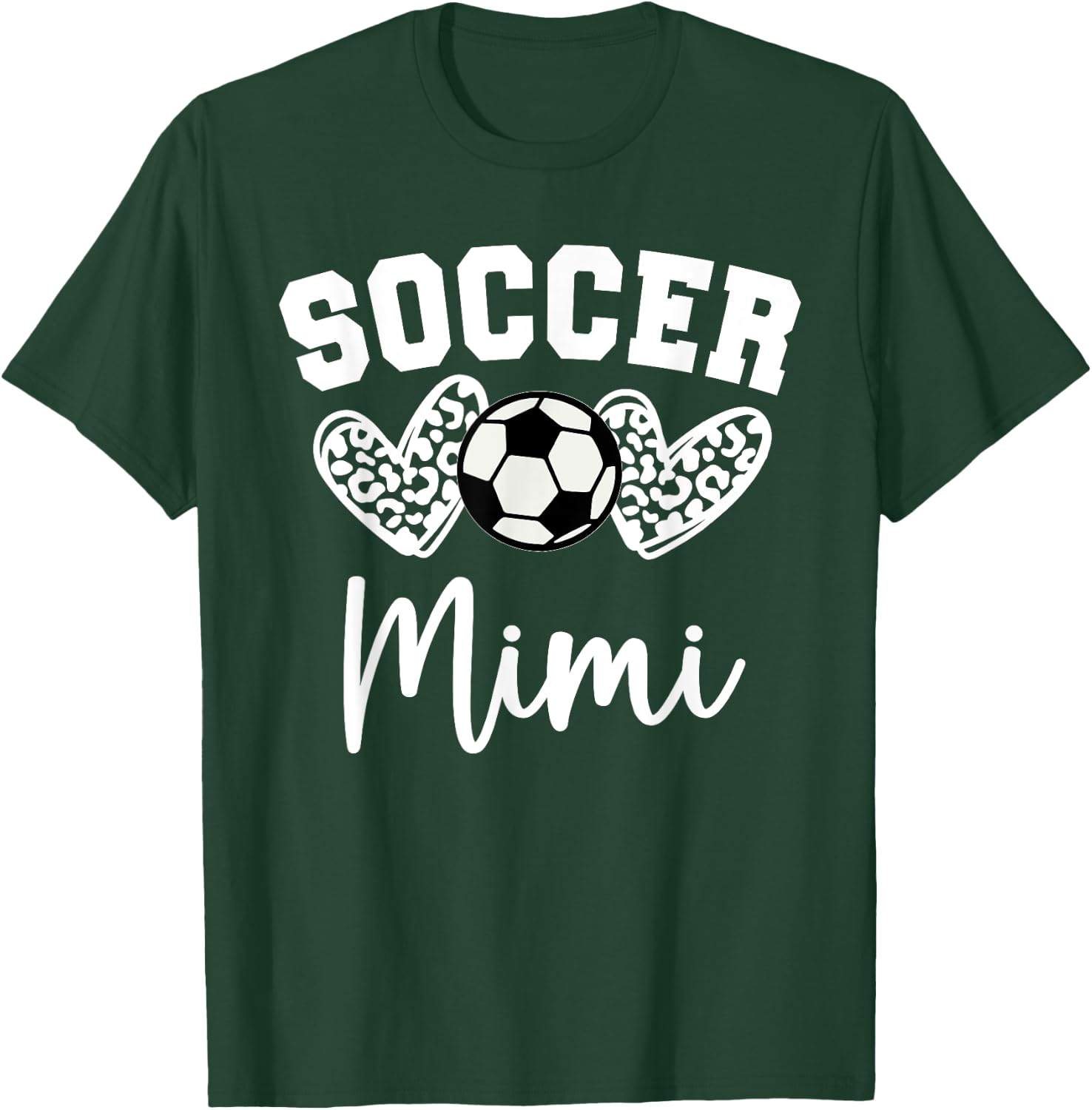 Soccer Mimi Matching Family Soccer T-Shirt - T-Shirt | Forest