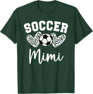 Soccer Mimi Matching Family Soccer T-Shirt - T-Shirt | Forest