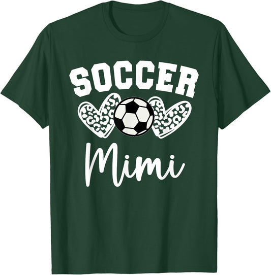 Soccer Mimi Matching Family Soccer T-Shirt - T-Shirt | Forest