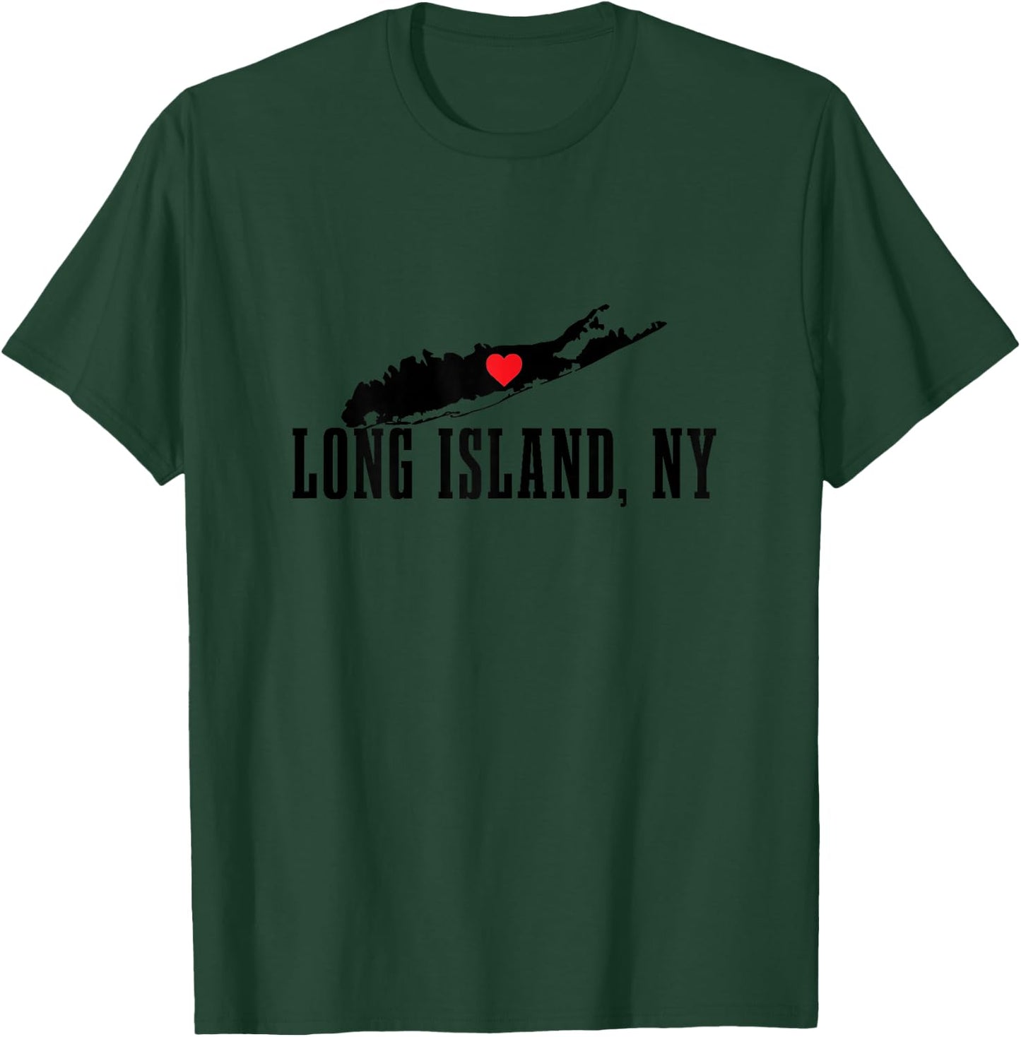 Long Island New York NY Vintage USA America Souvenir T-Shirt - T-Shirt | Forest
