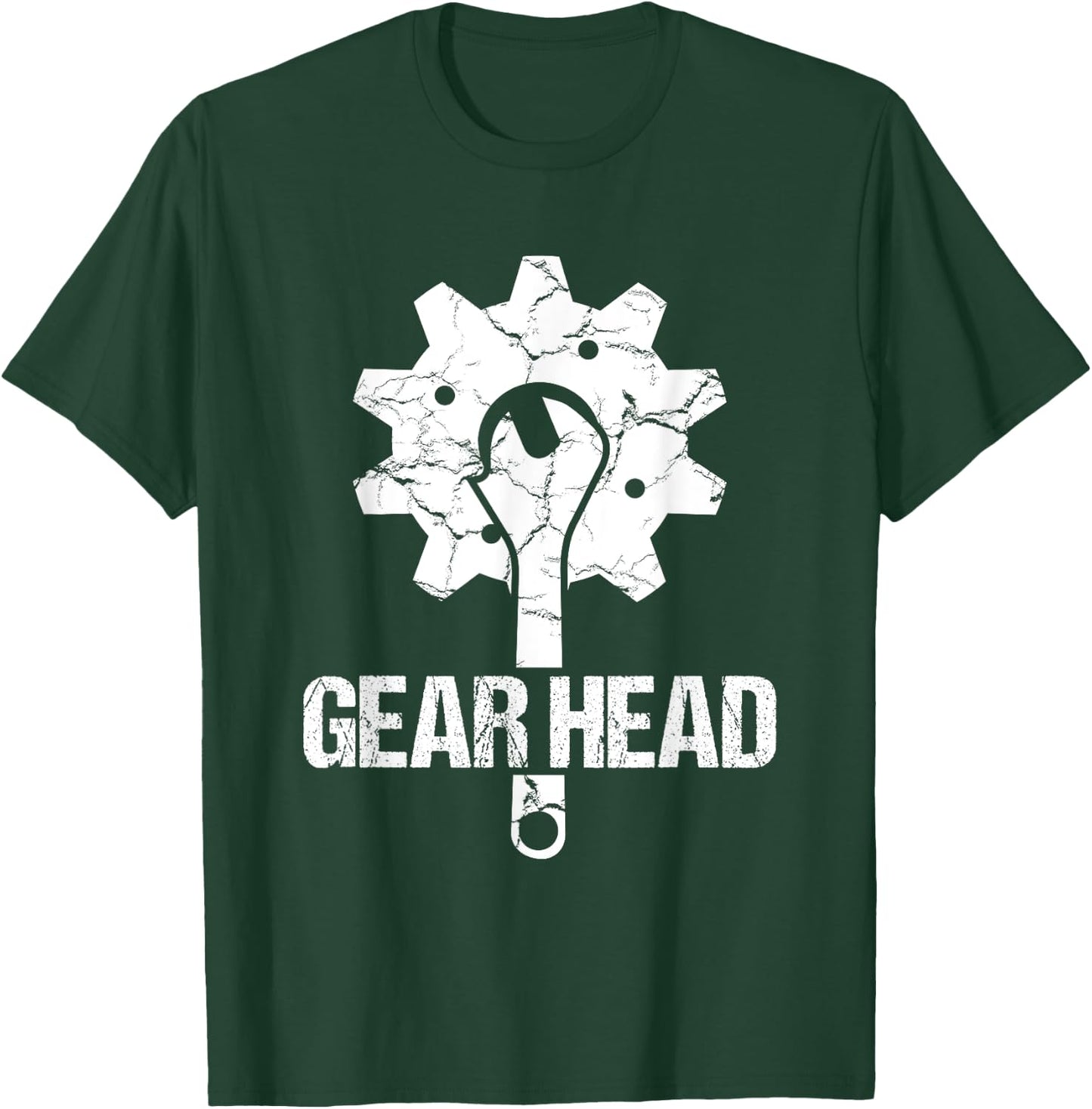 Gear Head Motorcycle Motorsports Bicycle Biker Gift T-Shirt - T-Shirt | Forest