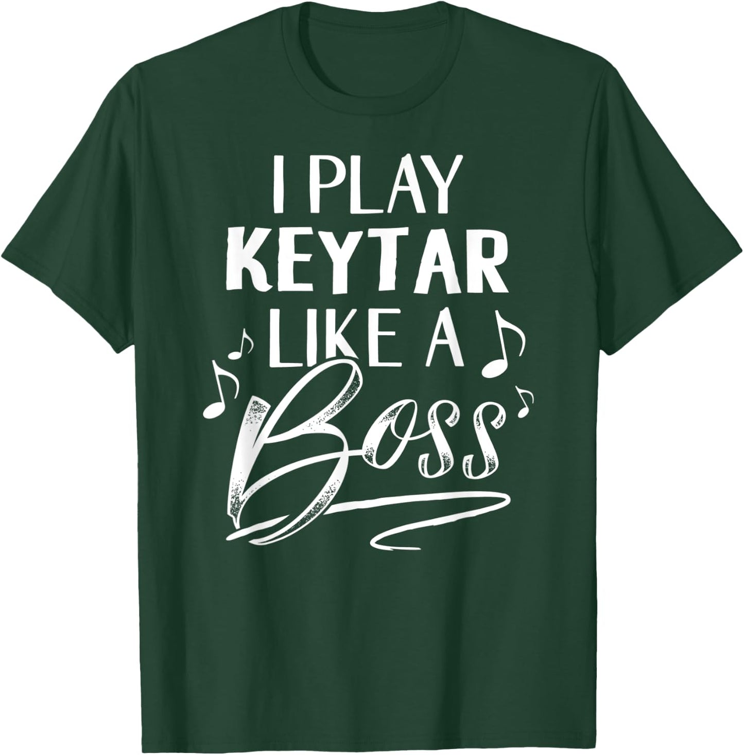 I play KEYTAR Like A Boss Musical Instrument T-Shirt - T-Shirt | Forest