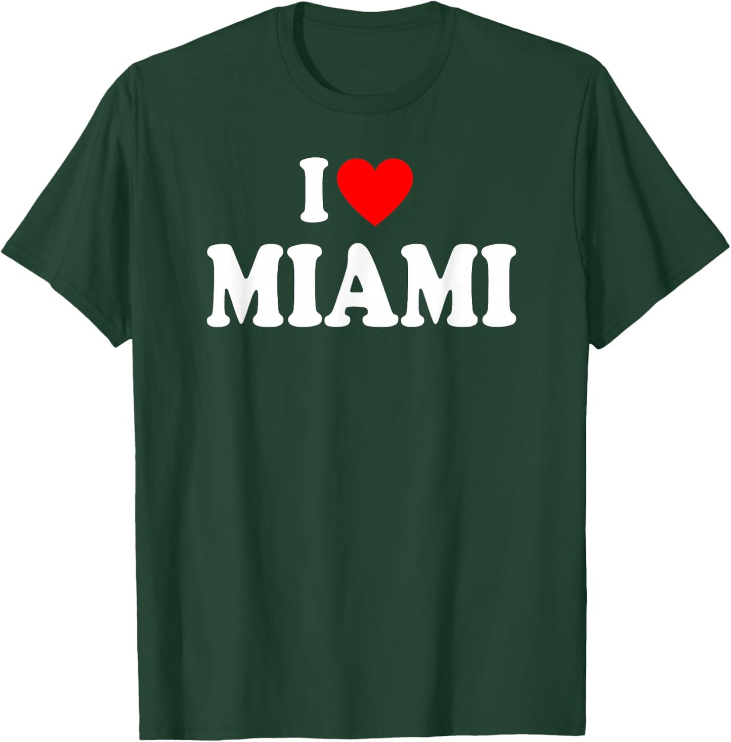 I Heart Miami, I Love Miami City Florida Classic T-Shirt - T-Shirt | Forest