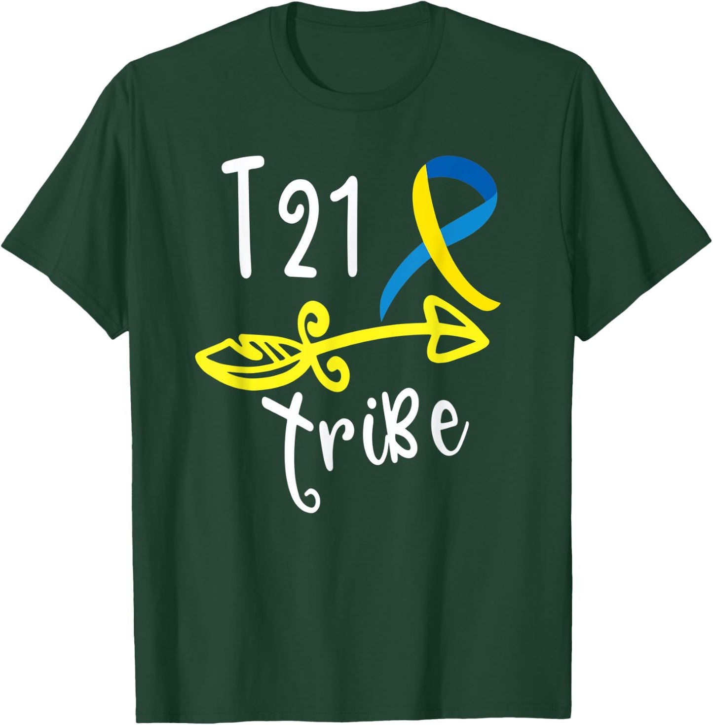 Down Syndrome Awareness T21 Tribe Gift T-Shirt - T-Shirt | Forest