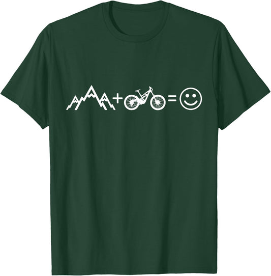 Mountain Bike MTB Downhill Biking Funny Mountain Biker Gift T-Shirt - T-Shirt | Forest