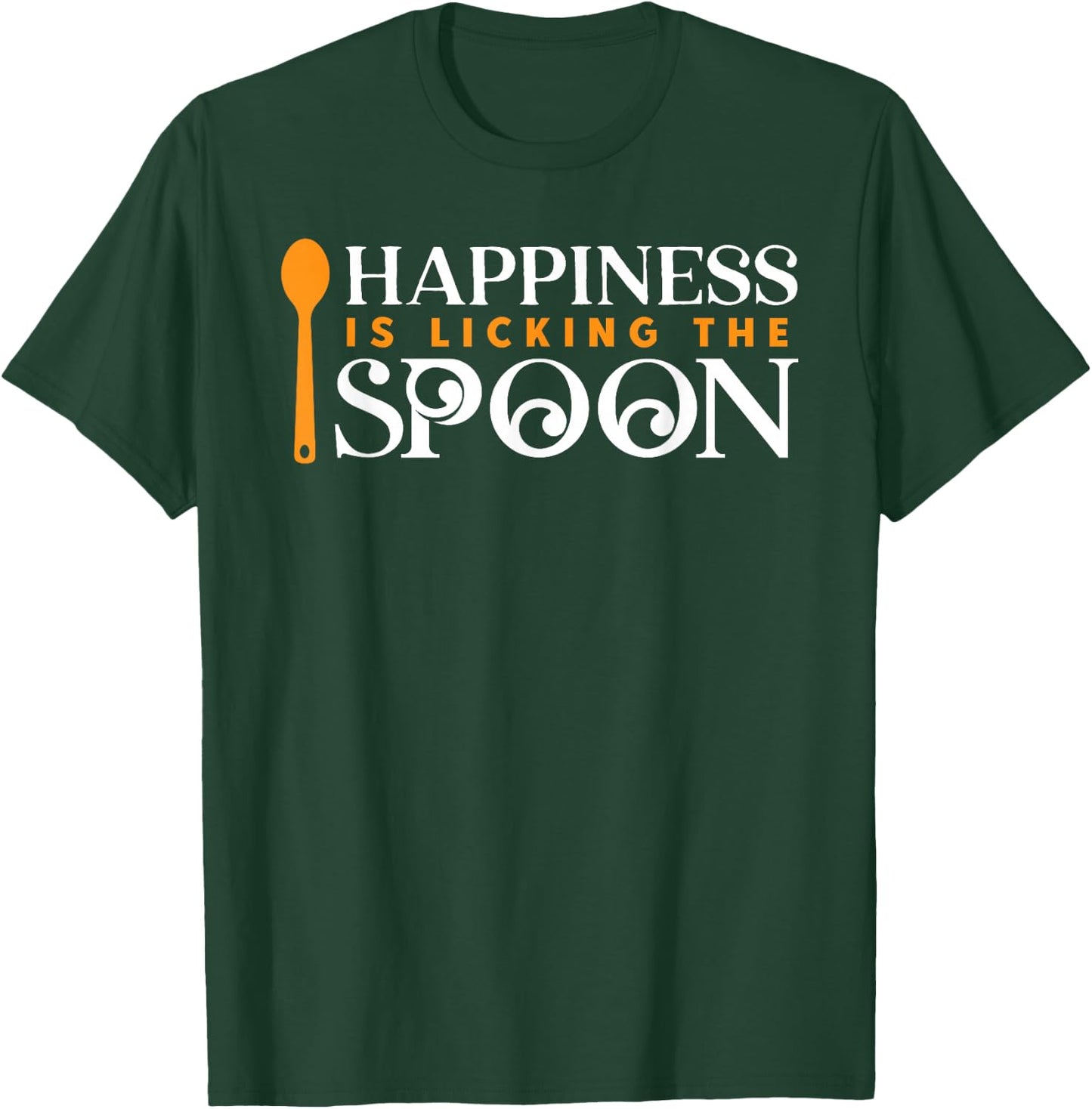 Licking the spoon baking baker cake T-Shirt - T-Shirt | Forest