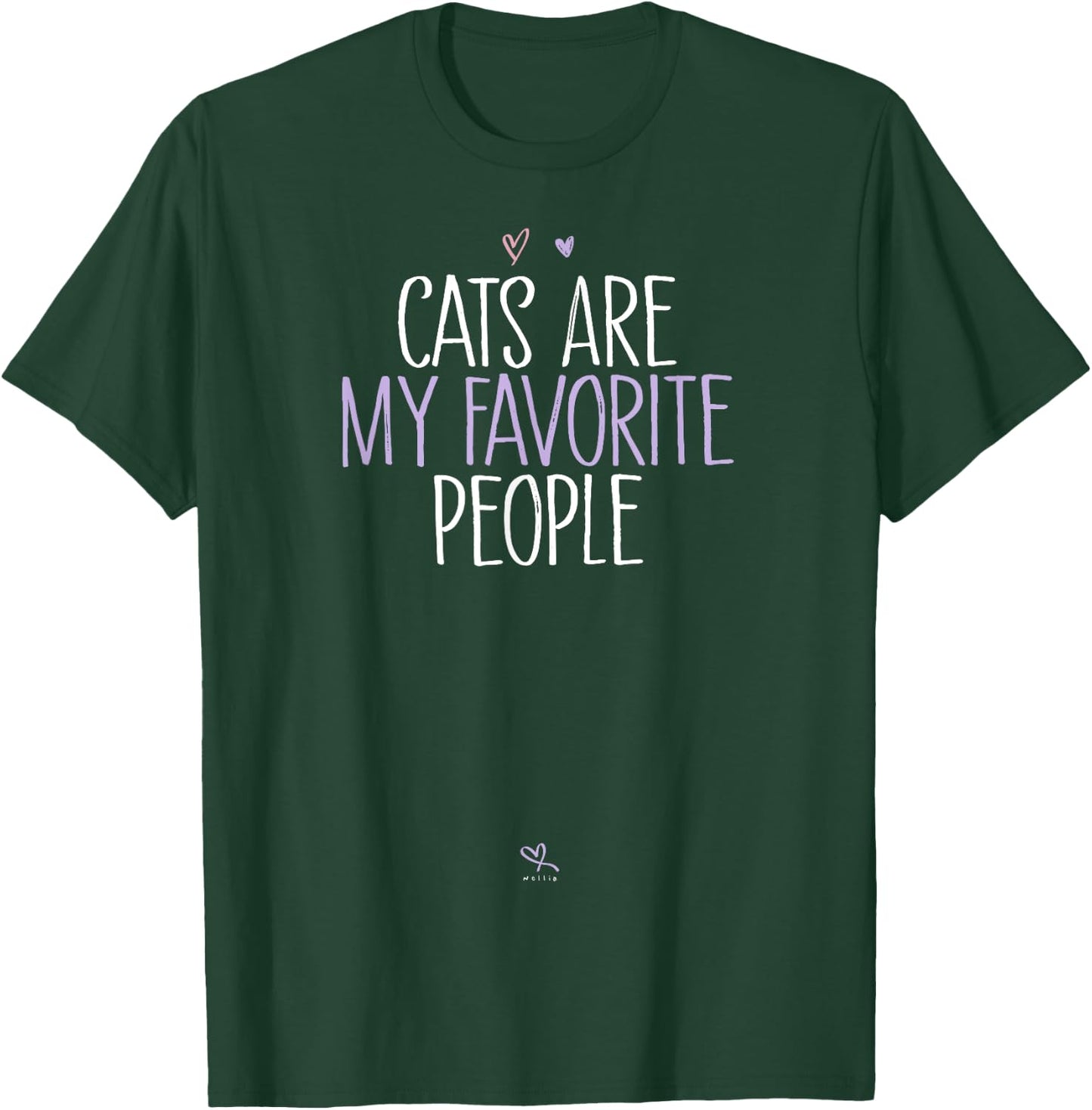 Funny Cats Are My Favourite People T-Shirt - T-Shirt | Forest