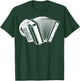 Graphic Accordion Instrument Men Women Hobby Learn Musician T-Shirt - T-Shirt | Forest