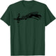 geryhound with Music Notes T-Shirt - T-Shirt | Forest