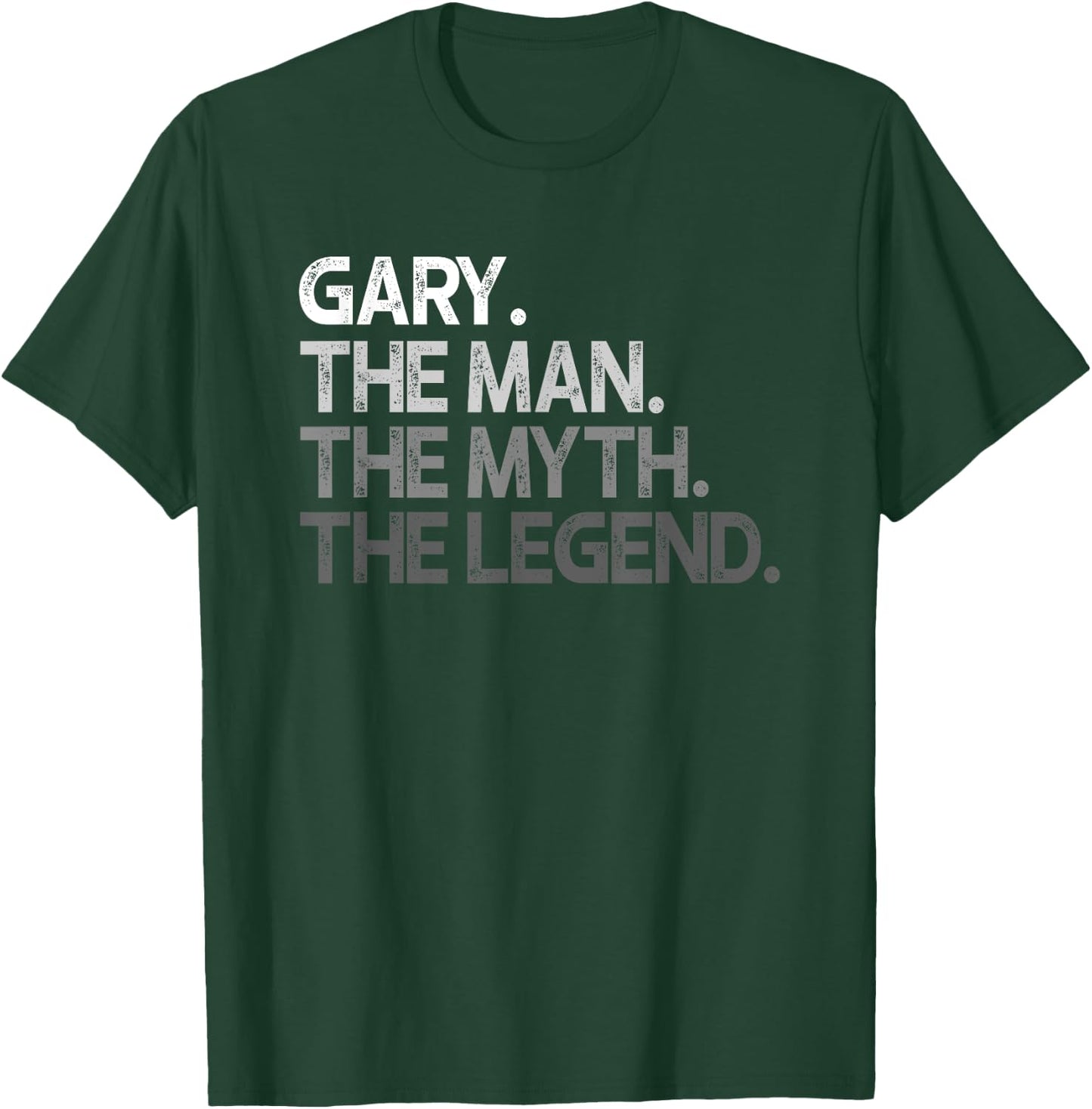 Gary Gift: The Man Myth Legend T-Shirt - T-Shirt | Forest