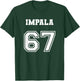 Jersey Style 67 1967 Impala Old School Lowrider T-Shirt - T-Shirt | Forest