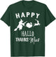 Happy Hallothanksmas Halloween Witch Thanksgiving Turkey T-Shirt - T-Shirt | Forest