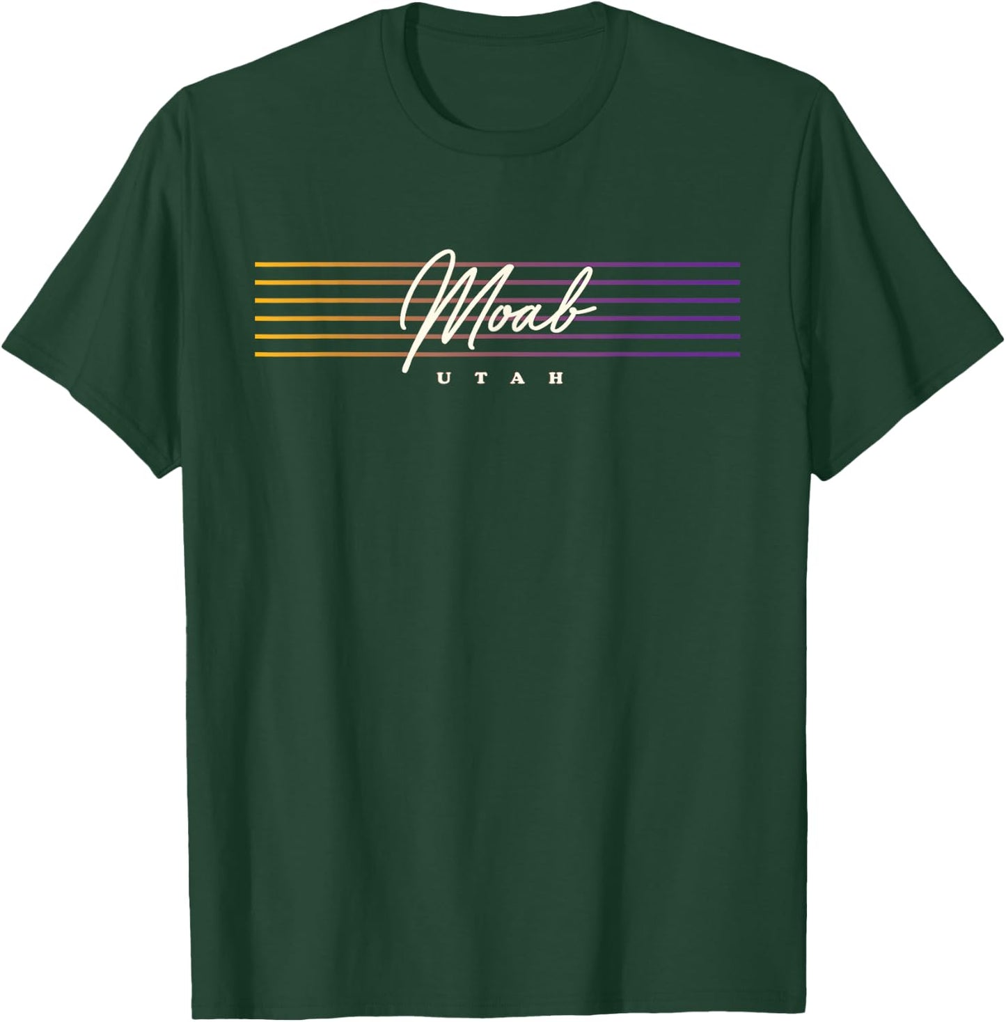Moab Shirt Nostalgic Retro Style Utah T-Shirt - T-Shirt | Forest